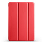 For iPad mini 5 / 4 / 3 / 2 / 1 3-folding TPU Horizontal Flip Leather Tablet Case with Holder(Red)