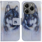 Coloured Drawing Flip Leather Phone Case, For Tecno Spark 20 Pro+ 4G, For Tecno Spark 20 Pro