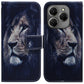 Coloured Drawing Flip Leather Phone Case, For Tecno Spark 20 Pro+ 4G, For Tecno Spark 20 Pro