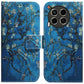 Coloured Drawing Flip Leather Phone Case, For Tecno Camon 30 Pro CL8, For Tecno Camon 30 4G / 30 5G CL6 CL7