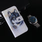 Coloured Drawing Flip Leather Phone Case, For Tecno Camon 30 Pro CL8, For Tecno Camon 30 4G / 30 5G CL6 CL7