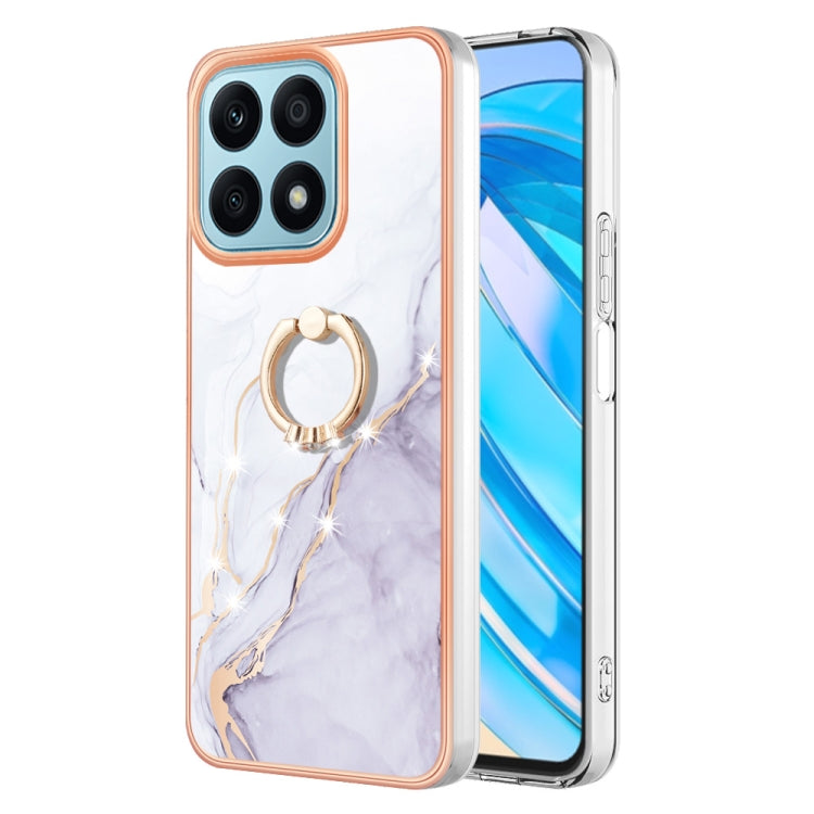 Electroplating Marble IMD TPU Phone Case with Ring Holder, For Honor Magic5 Pro, For Honor X8a, For Honor X9a / Magic5 Lite, For Honor X7a