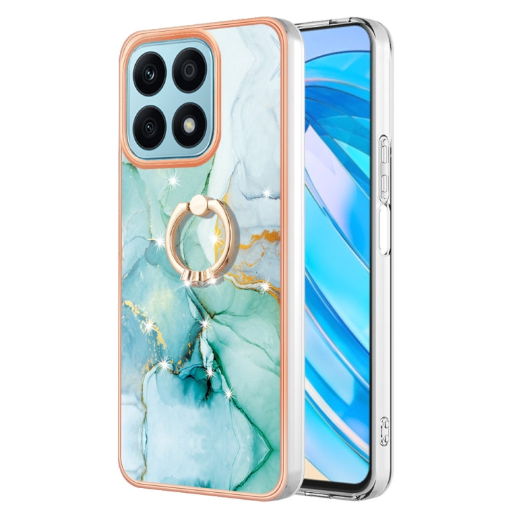 Electroplating Marble IMD TPU Phone Case with Ring Holder, For Honor Magic5 Pro, For Honor X8a, For Honor X9a / Magic5 Lite, For Honor X7a