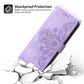 For Huawei Pura 70 Pro / Pura 70 Pro+ Skin-feel Flowers Embossed Wallet Leather Phone Case(Purple)