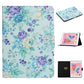 Flower Pattern Horizontal Flip Leather Case with Card Slots & Holder, For iPad 5, For iPad 10.2, For iPad Pro 10.5 inch, For iPad Pro 11 2020