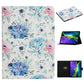 Flower Pattern Horizontal Flip Leather Case with Card Slots & Holder, For iPad 5, For iPad 10.2, For iPad Pro 10.5 inch, For iPad Pro 11 2020