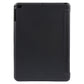 For iPad 9.7 2018 & 2017 / Air / Air2 GEBEI 3-folding Holder Shockproof Flip Leather Tablet Case(Black)