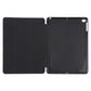 For iPad 9.7 2018 & 2017 / Air / Air2 GEBEI 3-folding Holder Shockproof Flip Leather Tablet Case(Black)