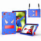 Spider Texture Silicone Hybrid PC Tablet Case with Shoulder Strap, For Samsung Galaxy Tab A8 10.5 2021, For Samsung Galaxy Tab S6 Lite P610