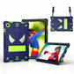 Spider Texture Silicone Hybrid PC Tablet Case with Shoulder Strap, For Samsung Galaxy Tab A8 10.5 2021, For Samsung Galaxy Tab S6 Lite P610