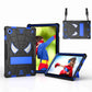 Spider Texture Silicone Hybrid PC Tablet Case with Shoulder Strap, For Samsung Galaxy Tab A8 10.5 2021, For Samsung Galaxy Tab S6 Lite P610