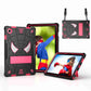 Spider Texture Silicone Hybrid PC Tablet Case with Shoulder Strap, For Samsung Galaxy Tab A8 10.5 2021, For Samsung Galaxy Tab S6 Lite P610