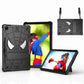 Spider Texture Silicone Hybrid PC Tablet Case with Shoulder Strap, For Samsung Galaxy Tab A8 10.5 2021, For Samsung Galaxy Tab S6 Lite P610