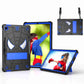 Spider Texture Silicone Hybrid PC Tablet Case with Shoulder Strap, For Samsung Galaxy Tab A8 10.5 2021, For Samsung Galaxy Tab S6 Lite P610