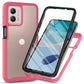 Starry Sky Full Body Hybrid Shockproof Phone Case with PET Film, For Motorola Moto G13 / G23, For Motorola Moto G53