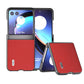 ABEEL Cross Texture Genuine Leather Phone Case, For Motorola Razr 60 Ultra, For Motorola Razr 40, For Motorola Razr 40 Ultra
