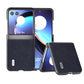 ABEEL Cross Texture Genuine Leather Phone Case, For Motorola Razr 60 Ultra, For Motorola Razr 40, For Motorola Razr 40 Ultra