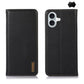KHAZNEH Nappa Top Layer Cowhide Leather Phone Case, For iPhone 17 Pro Max, For iPhone 17 Pro, For iPhone 17, For iPhone Air, For iPhone 16e, For iPhone 16 Pro Max