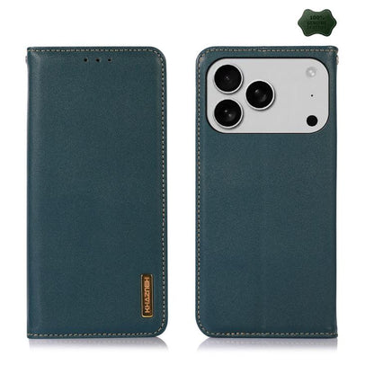 KHAZNEH Nappa Top Layer Cowhide Leather Phone Case, For iPhone 17 Pro Max, For iPhone 17 Pro, For iPhone 17, For iPhone Air, For iPhone 16e, For iPhone 16 Pro Max