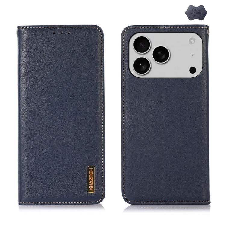 KHAZNEH Nappa Top Layer Cowhide Leather Phone Case, For iPhone 17 Pro Max, For iPhone 17 Pro, For iPhone 17, For iPhone Air, For iPhone 16e, For iPhone 16 Pro Max