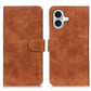 KHAZNEH Retro Texture Leather Phone Case, For iPhone 17 Pro Max, For iPhone 17 Pro, For iPhone 17, For iPhone Air, iPhone 16e, For iPhone 16 Pro Max