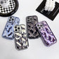 For iPhone 13 Pro Electroplating Meteorite Texture TPU Phone Case(Black)