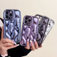 For iPhone 13 Pro Electroplating Meteorite Texture TPU Phone Case(Black)