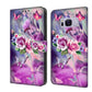 For Samsung Galaxy S8+ Crystal 3D Shockproof Protective Leather Phone Case(Butterfly)