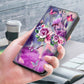 For Samsung Galaxy S8+ Crystal 3D Shockproof Protective Leather Phone Case(Butterfly)