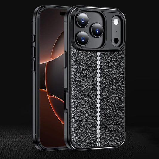 Litchi Texture Shockproof TPU Phone Case, For iPhone 17 Pro Max, For iPhone 17 Pro, For iPhone 17, For iPhone Air, iPhone 16e, For iPhone 16 Pro Max, For iPhone 16 Pro, For iPhone 16 Plus, For iPhone 16, For iPhone 15 Pro Max, For iPhone 15 Pro        ...