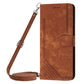 Skin Feel Stripe Pattern Leather Phone Case with Lanyard, For Infinix Smart 10 4G, For Infinix GT 30 Pro, For Infinix Note 50s, For Infinix Note 50x