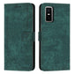 Skin Feel Stripe Pattern Leather Phone Case with Lanyard, For Infinix Smart 10 4G, For Infinix GT 30 Pro, For Infinix Note 50s, For Infinix Note 50x