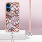 Electroplating IMD TPU Phone Case with Lanyard, For Honor X7, For Honor X8 4G