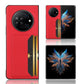 Litchi Texture Card Slots Back Cover Phone Case, For Tecno Phantom V Flip2, For Tecno Phantom V Fold2, For Tecno Phantom V Fold