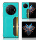 Litchi Texture Card Slots Back Cover Phone Case, For Tecno Phantom V Flip2, For Tecno Phantom V Fold2, For Tecno Phantom V Fold
