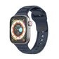 Dot Texture Fluororubber Watch Band, For Apple Watch Ultra 2 49mm, For Apple Watch 8 45mm, For Apple Watch SE 2022 40mm, For Apple Watch 9 45mm