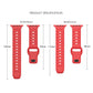 Dot Texture Fluororubber Watch Band, For Apple Watch SE 40mm, For Apple Watch SE 44mm, For Apple Watch 6 40mm, For Apple Watch 6 44mm