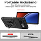 For Google Pixel 7a Sliding Camshield Holder Phone Case(Black)