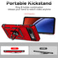 For Google Pixel 7a Sliding Camshield Holder Phone Case(Red)