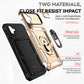 For Samsung Galaxy A04 Sliding Camshield Holder Phone Case(Gold)