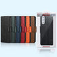 For Samsung Galaxy Z Fold4 / W23 SULADA All-inclusive Magnetic Snap Flip Leather Phone Case(Orange)