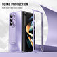For Samsung Galaxy Z Fold5 5G Integrated AG Matte Folding Phone Case with Pen Slot(Purple)