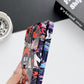 For iPhone XR Painted Pattern Precise Hole PC Phone Case(Blue SCR)