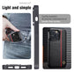 For iPhone 14 Plus LC.IMEEKE 3 in 1 Carbon Fiber Texture Shockproof Phone Case(Black)