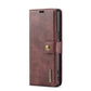 For Sony Xperia 1 V DG.MING Crazy Horse Texture Detachable Magnetic Leather Phone Case(Red)