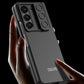 For Samsung Galaxy Z Fold5 GKK Integrated Ultra-thin Sliding Camshield Flip Phone Case(Light Blue)