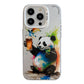 Animal Pattern Oil Painting Series PC + TPU Phone Case, For iPhone 13 Pro Max