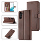 LC.IMEEKE Calf Texture Leather Phone Case, For Samsung Galaxy S24 Ultra 5G, For Samsung Galaxy S23 FE 5G, For Samsung Galaxy S24+ 5G, For Samsung Galaxy S24 5G