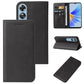 For OPPO A17 / A17K Magnetic Closure Leather Phone Case(Black)