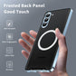 For Samsung Galaxy S23 FE 5G MagSafe Magnetic Frosted Metal Phone Case(Blue)